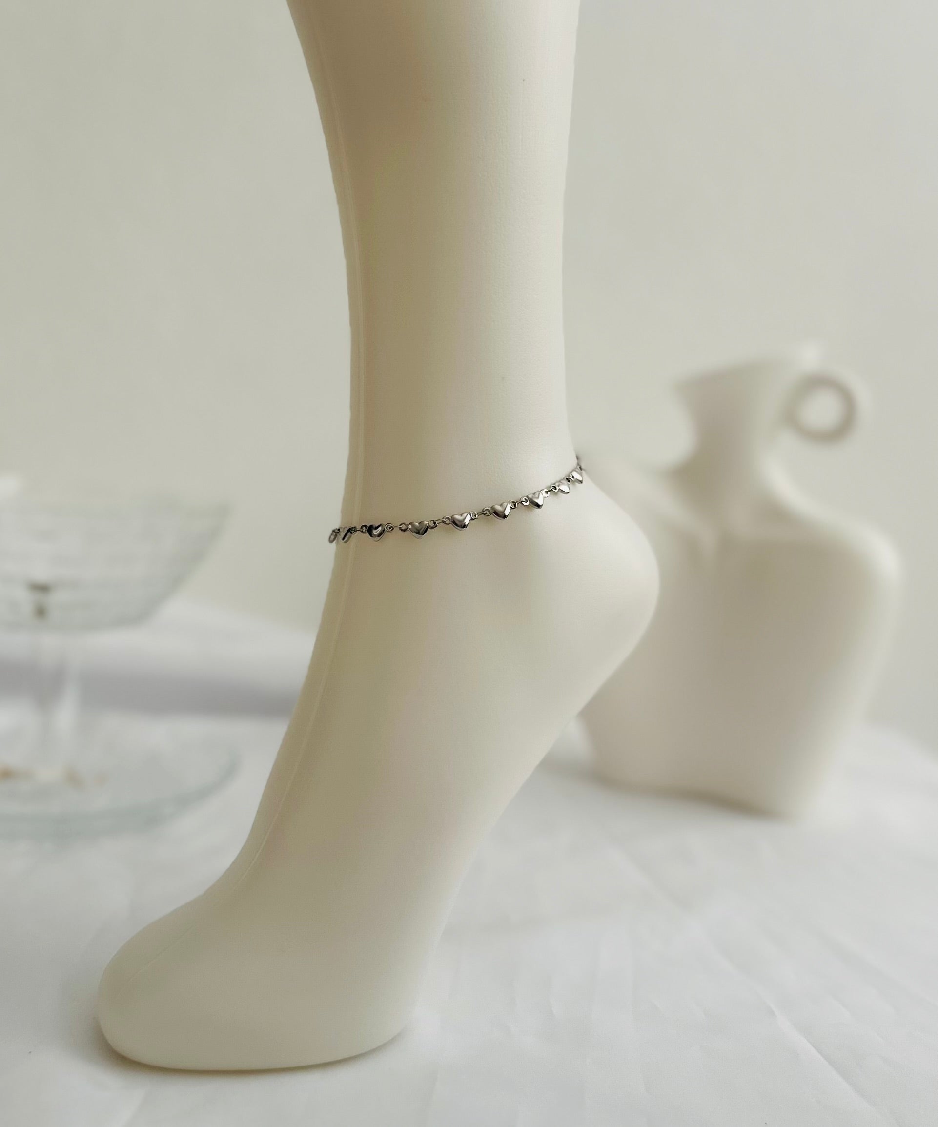 Tobillera de Corazones │ Handmade