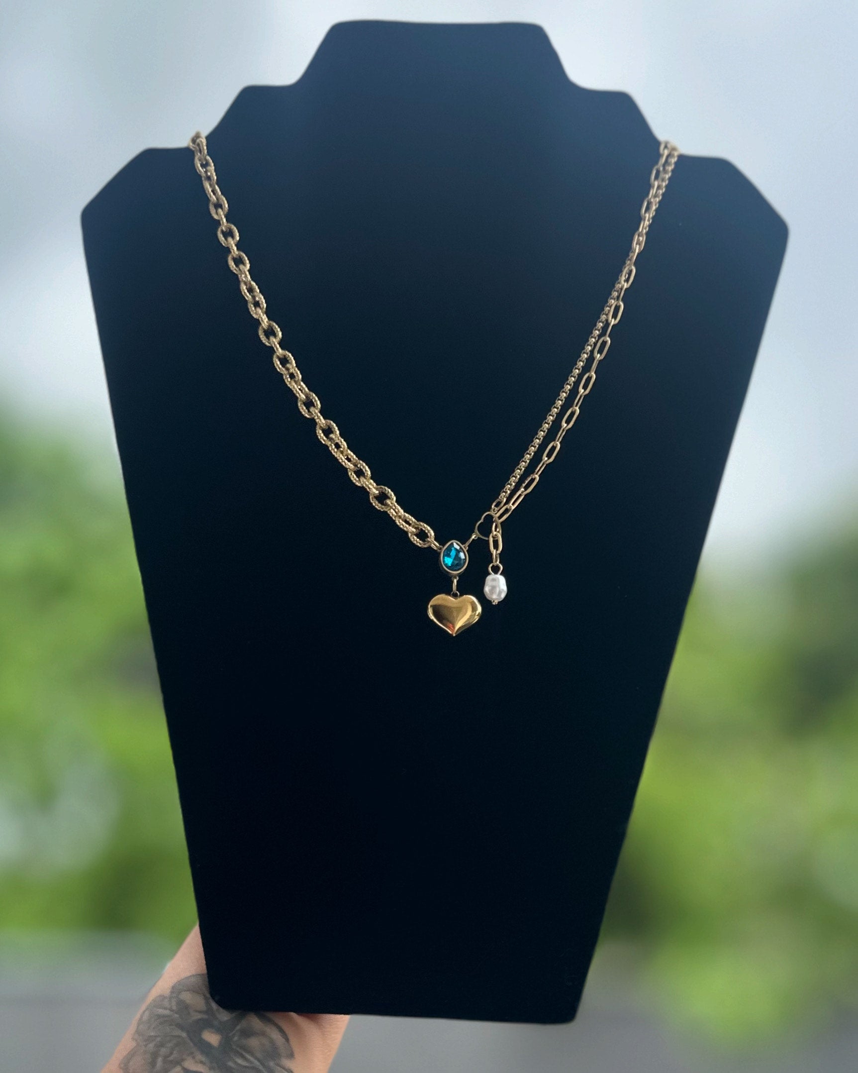 Cadena con Charms colgantes