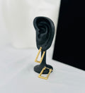 Aretes Cuadrado Dorado