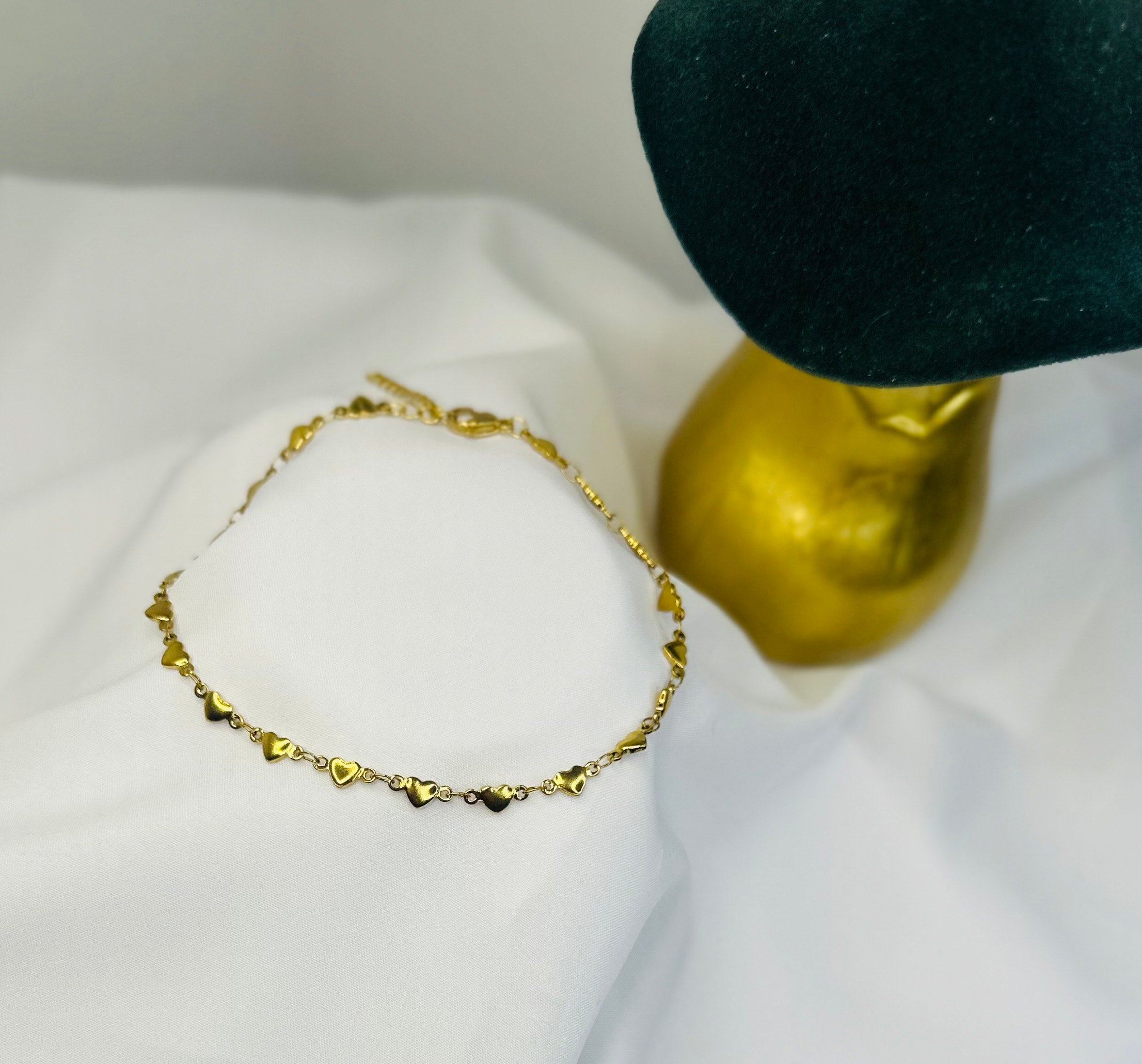 Tobillera de Corazones │ Handmade